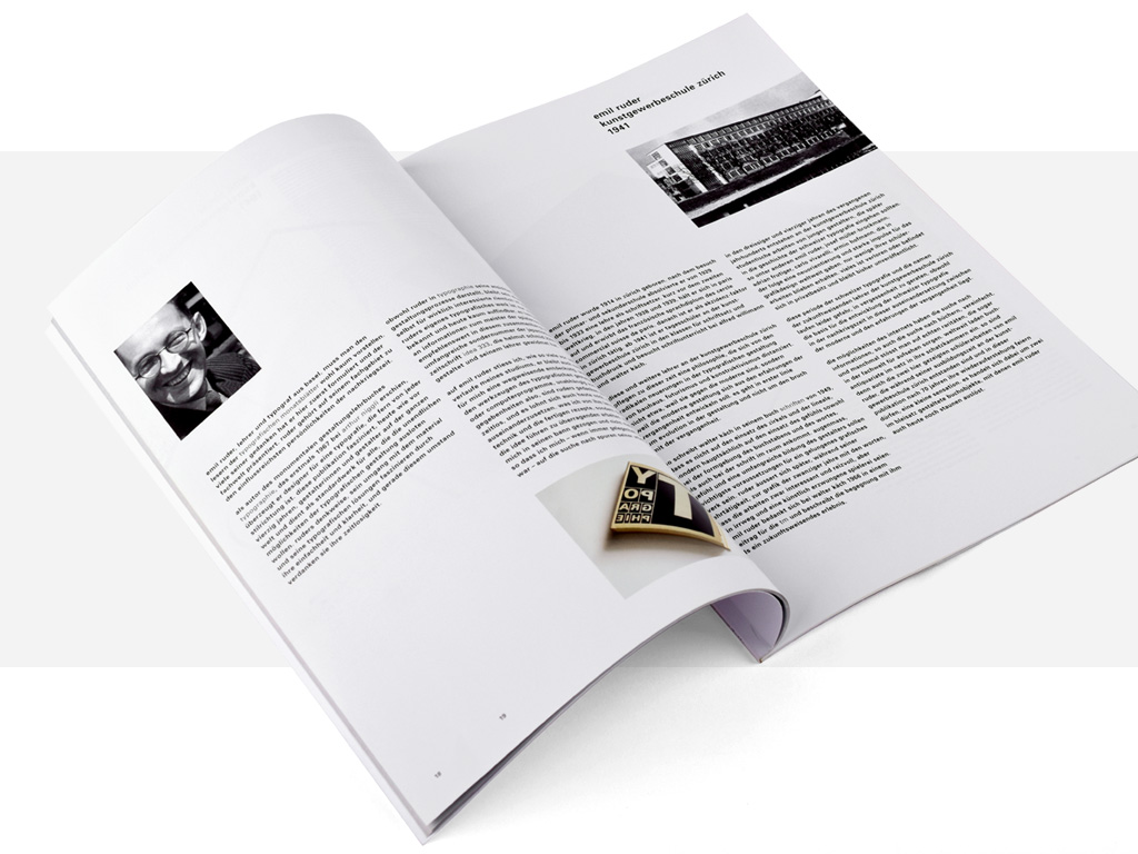 fjodor gejko - emil ruder in zrich - typografische monatsbltter 2011, typography, editorial design