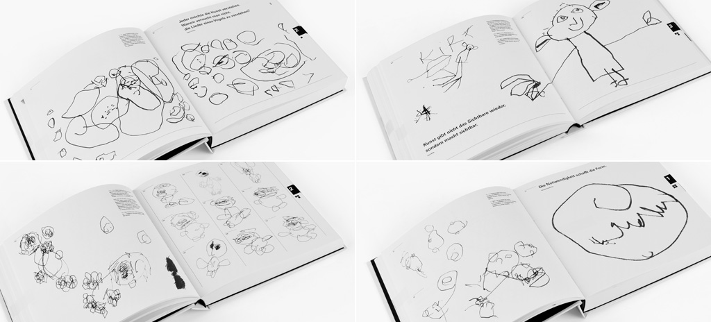 fjodor gejko - kinderzeichnungen a+b zwei bcher ber kindermalerei editorial design