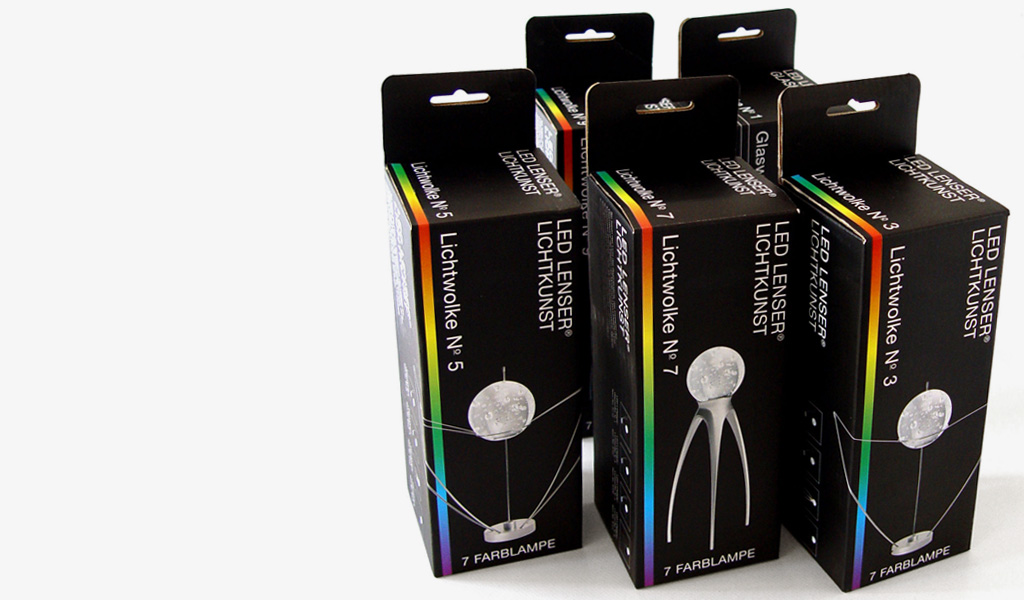 led lenser zweibrder optoelectronics lichtkuns verpackungsdesign package design