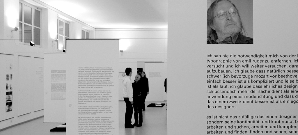 helmut schmid - design is attitude - gestaltung ist haltung typographic exhibition basel schmid today fjodor gejko